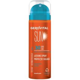 Lotiune Spray Protectie Solara SPF 30 – Gerovital Sun Sunscreen Lotion SPF 30, 150ml la cel mai bun pret