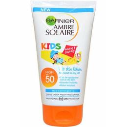 Lotiune de plaja garnier pentru copii spf50 ambre solaire 150ml la cel mai bun pret