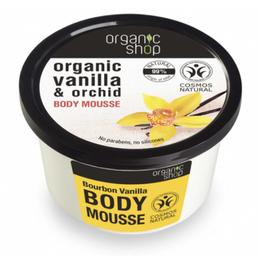 Mousse Corporal cu Extracte de Vanilie si Orhidee Bourbon Vanilla Organic Shop, 250ml la cel mai bun pret