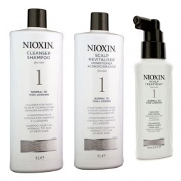 Nioxin – Pachet Maxi System 1 pentru par fin, normal cu tendinta de rarefiere cu comanda online