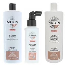 Nioxin – Pachet Maxi System 3 pentru parul cu tendinta notabila de subtiere, fin si vopsit cu comanda online