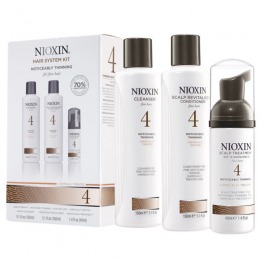 Nioxin – Pachet complet System 4 pentru parul cu tendinta notabila de subtiere, fin si vopsit cu comanda online