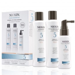 Nioxin – Pachet complet System 5 pentru parul normal, subtiat, spre aspru, cu aspect natural sau vopsit cu comanda online