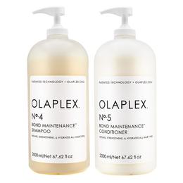 Pachet de Intretinere pentru Toate Tipurile de Par OLAPLEX Bond Maintenance – Sampon 2000ml, Balsam 2000ml cu comanda online