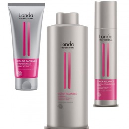 Pachet pentru Par Vopsit Londa Professional Color Radiance – Sampon, Masca si Balsam – Spray Leave In cu comanda online