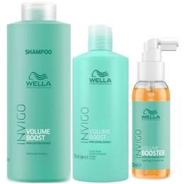 Pachet pentru Volum Wella Professionals Invigo Volume Boost – Sampon, Masca, Tratament cu comanda online