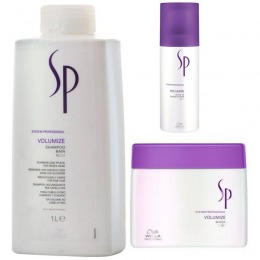 Pachet pentru volum par Wella SP Volumize – Sampon, Masca si Spray Leave – In cu comanda online