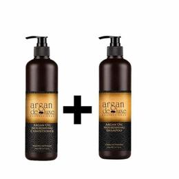 Pachet promotional sampon 300 ml + balsam 300 ml hranitor – Argan de luxe Professional cu comanda online