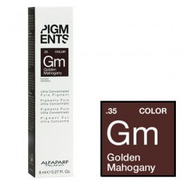 Pigment Concentrat Mahon Auriu – Alfaparf Milano Ultra Concentrated Pure Pigment GOLDEN MAHOGANY 8 ml la cel mai bun pret