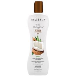 Sampon, Balsam si Gel de Dus 3 in 1 – Biosilk Farouk Silk Therapy with Coconut Oil 3 in 1 Shampoo, Conditioner & Body Wash, 355ml la cel mai bun pret