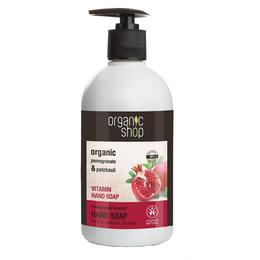 Sapun Lichid Vitaminizant cu Rodie si Patchouli Pomegranate Bracelet Organic Shop, 500ml la cel mai bun pret