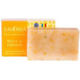 Sapun Natural cu Miere si Galbenele Savonia, 90g la cel mai bun pret