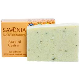 Sapun Natural cu Sare si Cedru Savonia, 90g la cel mai bun pret