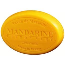 Sapun Natural de Marsilia 100g Mandarine Citron Vert Lamaie Verde Le Chatelard 1802 Oval la cel mai bun pret