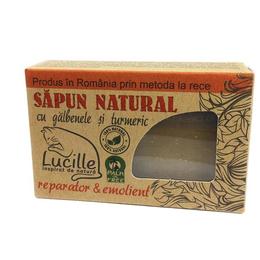 Sapun natural cu galbenele si turmeric – Reparator si emolient, Lucille, 90 g la cel mai bun pret