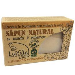 Sapun natural cu musetel si palmarosa – calmant si reparator, Lucille, 90 g la cel mai bun pret