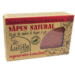 Sapun natural cu ulei din samburi de struguri si goji – regenerator & emolient, Lucille, 90 g la cel mai bun pret