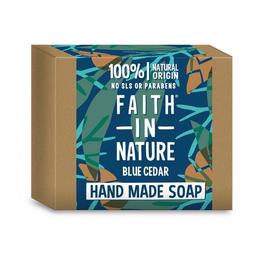 Sapun solid cu cedru albastru pentru barbati Faith in Nature 100 g la cel mai bun pret