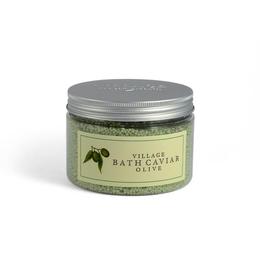 Sare de baie (Bath Caviar) cu masline, Village Cosmetics, 350 gr la cel mai bun pret