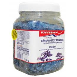 Saruri de Baie Detox Relaxing pentru Detoxifierea Organismului Favibeauty Favisan, 700g la cel mai bun pret