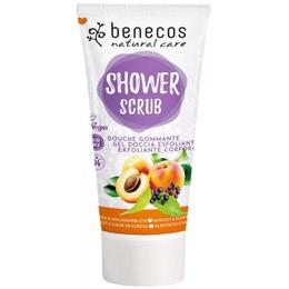 Scrub de Corp Bio cu Flori de Soc si Caise Benecos, 200ml la cel mai bun pret