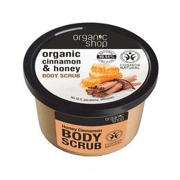 Scrub de Corp cu Miere si Scortisoara Honey Cinnamon Organic Shop, 250ml la cel mai bun pret