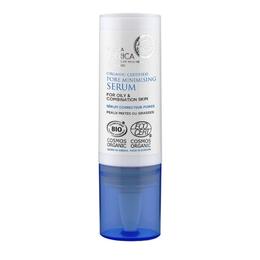 Ser Organic Matifiant pentru Ten Mixt sau Gras Natura Siberica, 15ml la cel mai bun pret