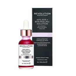 Ser pentru fata, Makeup Revolution, Skincare 30% AHA + BHA Peeling Solution Intense Skin Exfoliator, 30ml la cel mai bun pret