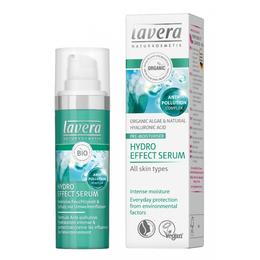 Serum Antipoluare cu Alge Marine si Acid Hialuronic Hydro Effect Lavera, 30 ml la cel mai bun pret