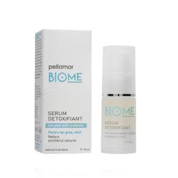 Serum Detoxifiant pentru Ten Gras si Mixt Biome Pellamar, 15 ml la cel mai bun pret