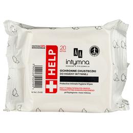 Servetele pentru Igiena Intima – AA Intimate Help Protective Intimate Hygiene Wipes, 20 buc la cel mai bun pret