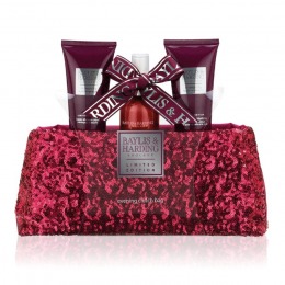 Set Cadou Baylis & Harding Midnight Fig & Pomegranate Clutch Bag Set – Gel de Dus 100ml, Lotiune de Maini si Corp 100ml, Spray de Corp 100ml cu comanda online