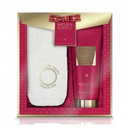 Set Cadou Baylis & Harding Midnight Fig & Pomegranate Foot Set – Lotiune pentru Picioare 125ml, Sosete cu comanda online