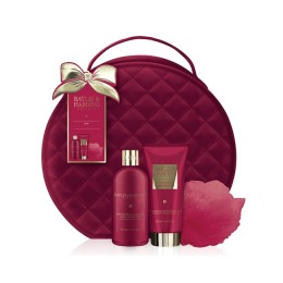 Set Cadou Baylis & Harding Midnight Fig & Pomegranate Vanity Bag Set – Gel de Dus 300ml, Lotiune de Maini si Corp 200ml, Burete de Baie cu comanda online