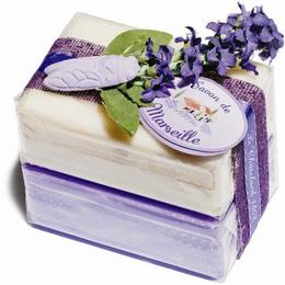 Set Cadou Doublette Sapun Natural de Marsilia 2x100g Lavanda Iasomie Le Chatelard 1802 cu comanda online