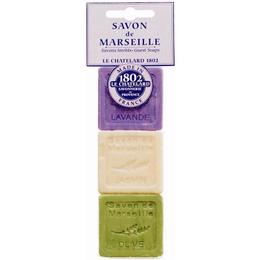 Set Cadou Sapun Natural de Marsilia 3x30g Lavanda Iasomie Masline Le Chatelard 1802 Voiaj Hotelier HoReCa Marturii Nunta Botez cu comanda online