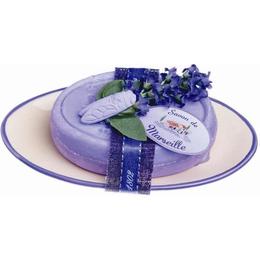 Set Cadou Savoniera Sapun Natural Marsilia 100g Oval Lavanda de Provence Le Chatelard 1802 cu comanda online