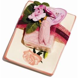 Set Cadou Savoniera Sapun Natural Marsilia 100g Trandafir Rose Le Chatelard 1802 cu comanda online