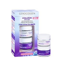 Set Crema Antirid Zi si Noapte Hyaluron Gerocossen, 2 x 50 ml la cel mai bun pret