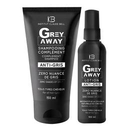 Set Grey Away – Lotiune 100ml si Sampon 150ml refacere culoare naturala par alb Institut Claude Bell cu comanda online