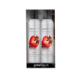 Set cadou Fruit Emotions Capsuni-Anason, gel de dus 200ml + spray corp 200ml, Greenland cu comanda online