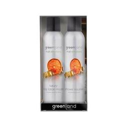 Set cadou Fruit Emotions Ghimbir – Grepfruit, gel de dus 200ml + spray corp 200ml, Greenland cu comanda online