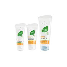 Set cadou High Protection Sun Lotion SPF30 100 ml + Medium Protection Sun Cream SPF20 50 ml + After Sun Gel Cream 200 ml cu comanda online