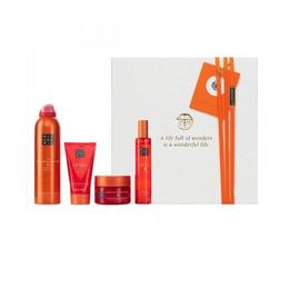 Set cadou Rituals the Ritual of Happy Buddha gel dus 200ml + spuma gomaj 125g + crema 70ml + spray corp 50ml cu comanda online