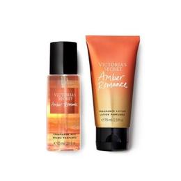 Set cadou Victoria Secret, Amber Romance Gift Set, Spray Corp 75 ml + Body Lotion 75 ml cu comanda online