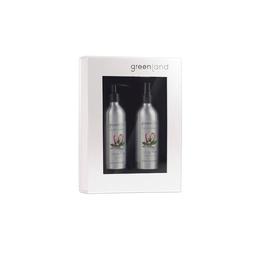 Set cadou corporal cu Fructul Dragonului si Ceai Alb, gel de dus 200 ml + spray corp 200ml, Greenland cu comanda online