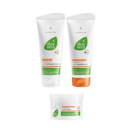 Set cadou îngrijirea pÄƒrului Nutri Repair Hair Conditioner 200ml + Nutri Repair Hair Shampoo 200ml+ Nutri Repair Hair Shampoo Mask 200ml – LR Aloe Vera cu comanda online