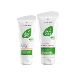 Set cadou lotiune de corp – Vital Aloe Via: LoÅ£iune termicÄƒ 100 ml + Gel de corp multifuncÅ£ional cu MSM 200 ml – LR Health & Beauty cu comanda online