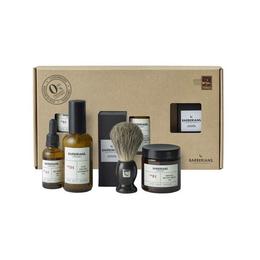 Set cadou profesional pentru barbierit 4 piese, Barberians (crema ras 100ml + ulei 30ml + crem fata 100ml ) cu comanda online