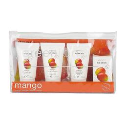 Set ingrijire corp, cu mango, crema corp 30ml, gel dus 30ml, sampon 30ml, sapun solid 30g, Greenland cu comanda online